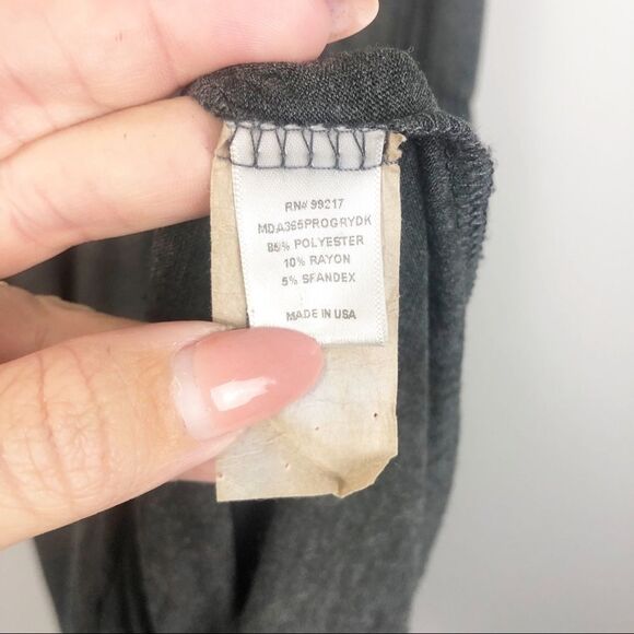 CHARMING CHARLIE | Dark Gray Maxi Dress Large - Picture 5 of 6